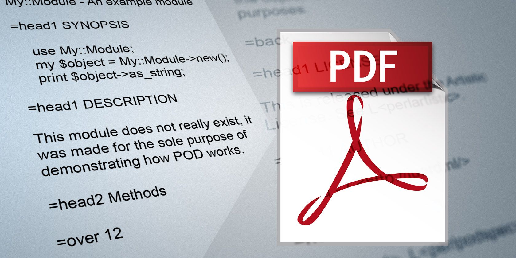 How to Open & Convert POD to PDF to Read Perl Documentation