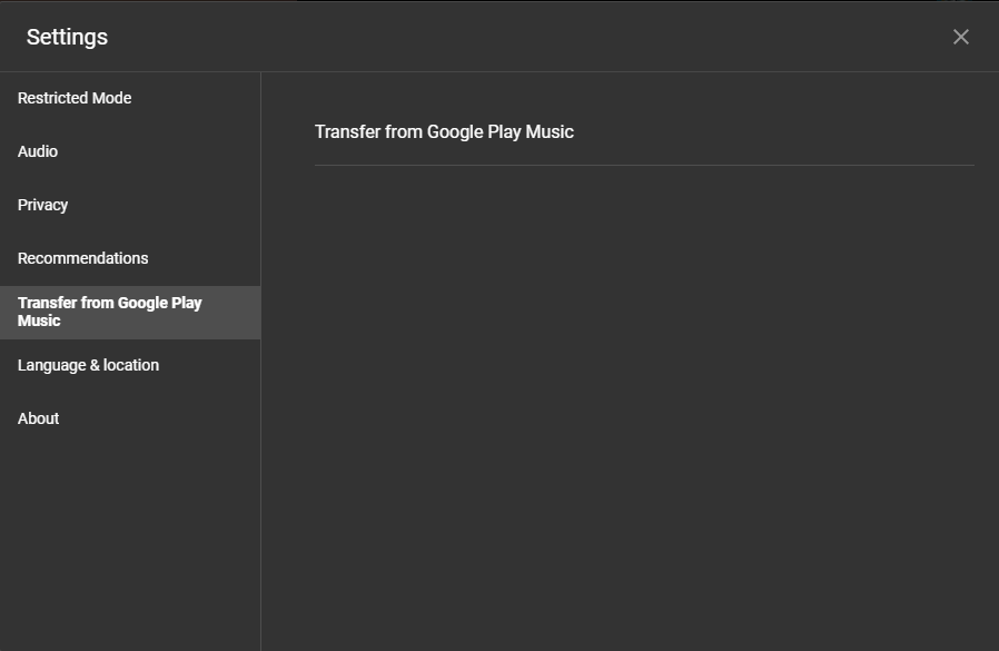 youtube music transfer settings - Come passare da Google Play Music a YouTube Music