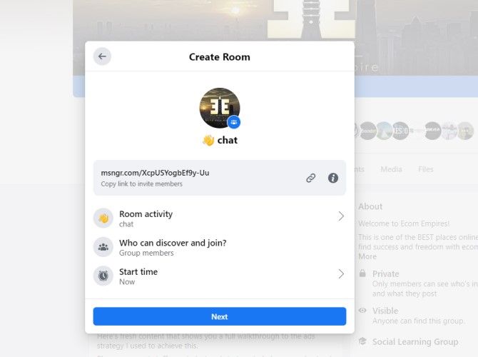 create messenger rooms group 1 - Come utilizzare le stanze Messenger di Facebook: una guida per principianti