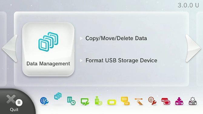 2 Wii U Data Management - Spiegazione dello spazio di archiviazione esteso per Nintendo Wii U