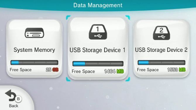 3 Wii U USB Storage Device - Spiegazione dello spazio di archiviazione esteso per Nintendo Wii U