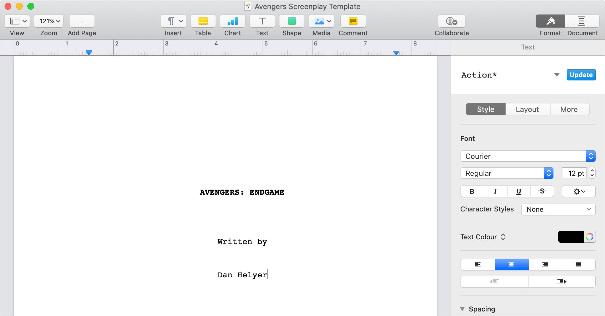 Screenplay Template For Word from static2.makeuseofimages.com
