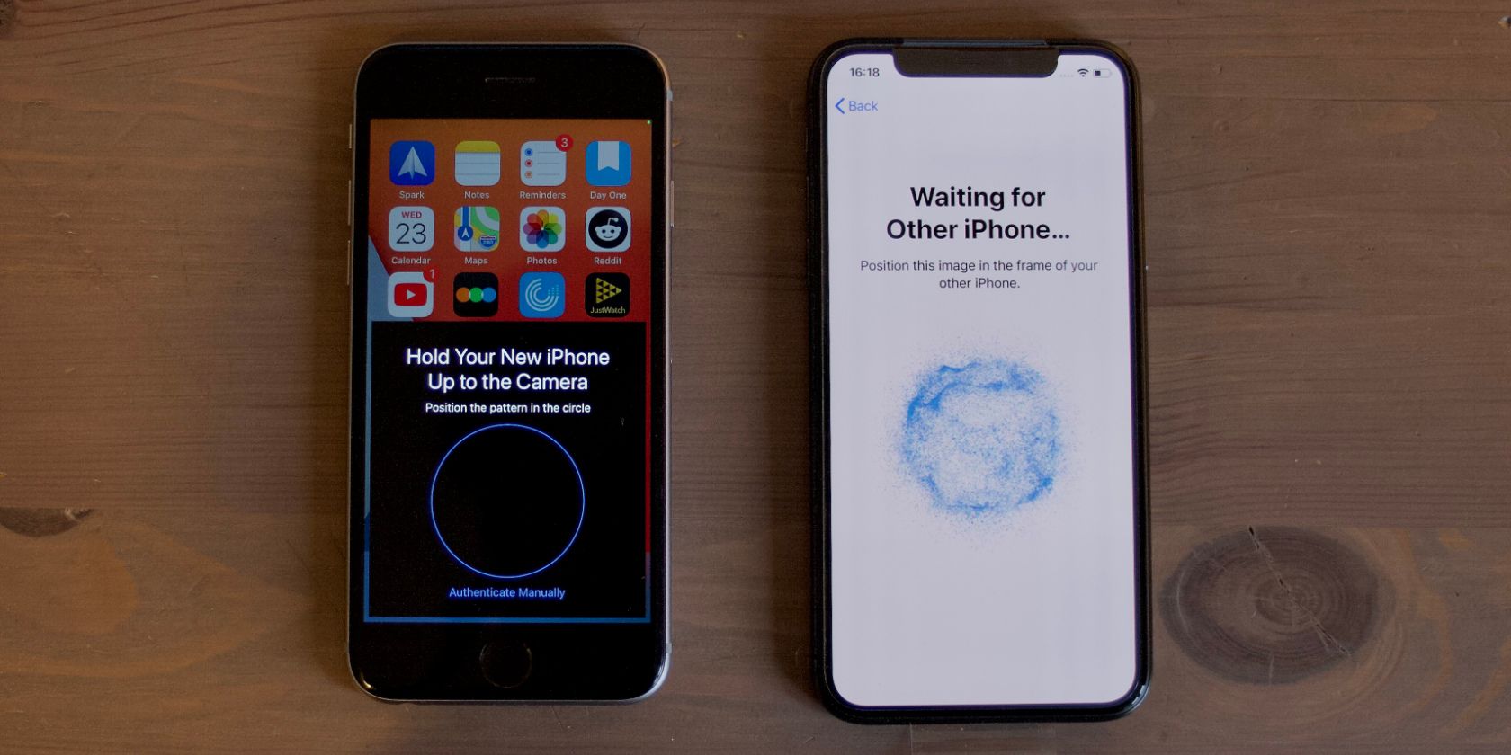 iPhone activation scan for Quick Start transfer - Come trasferire i tuoi dati da un vecchio iPhone a un nuovo iPhone