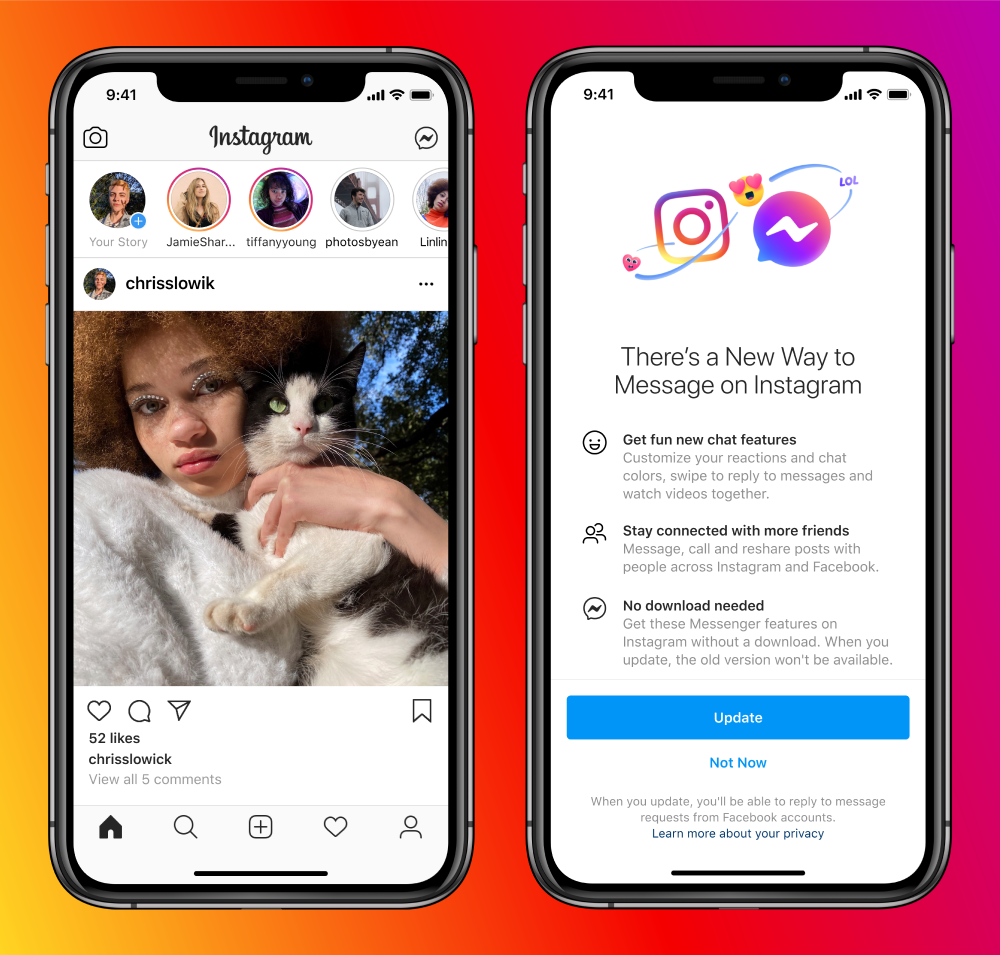 instagram messenger features 1 - Facebook unisce Messenger con Instagram Direct