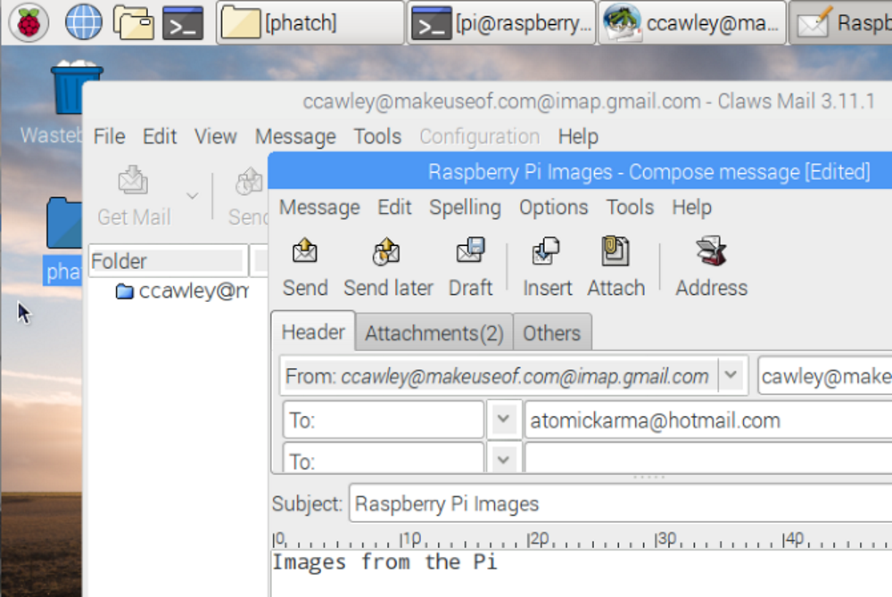 muo diy raspberrypi transferdata email large - Come copiare dati da un Raspberry Pi a un PC: 5 modi