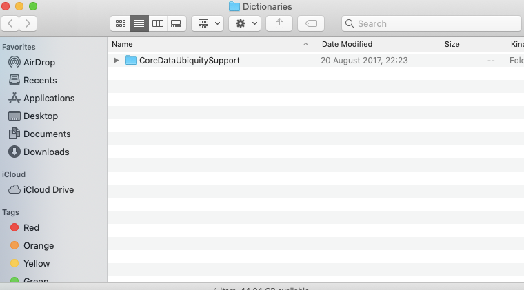 mac dictionary folder - Come aggiungere altre lingue all’app Dizionario del Mac