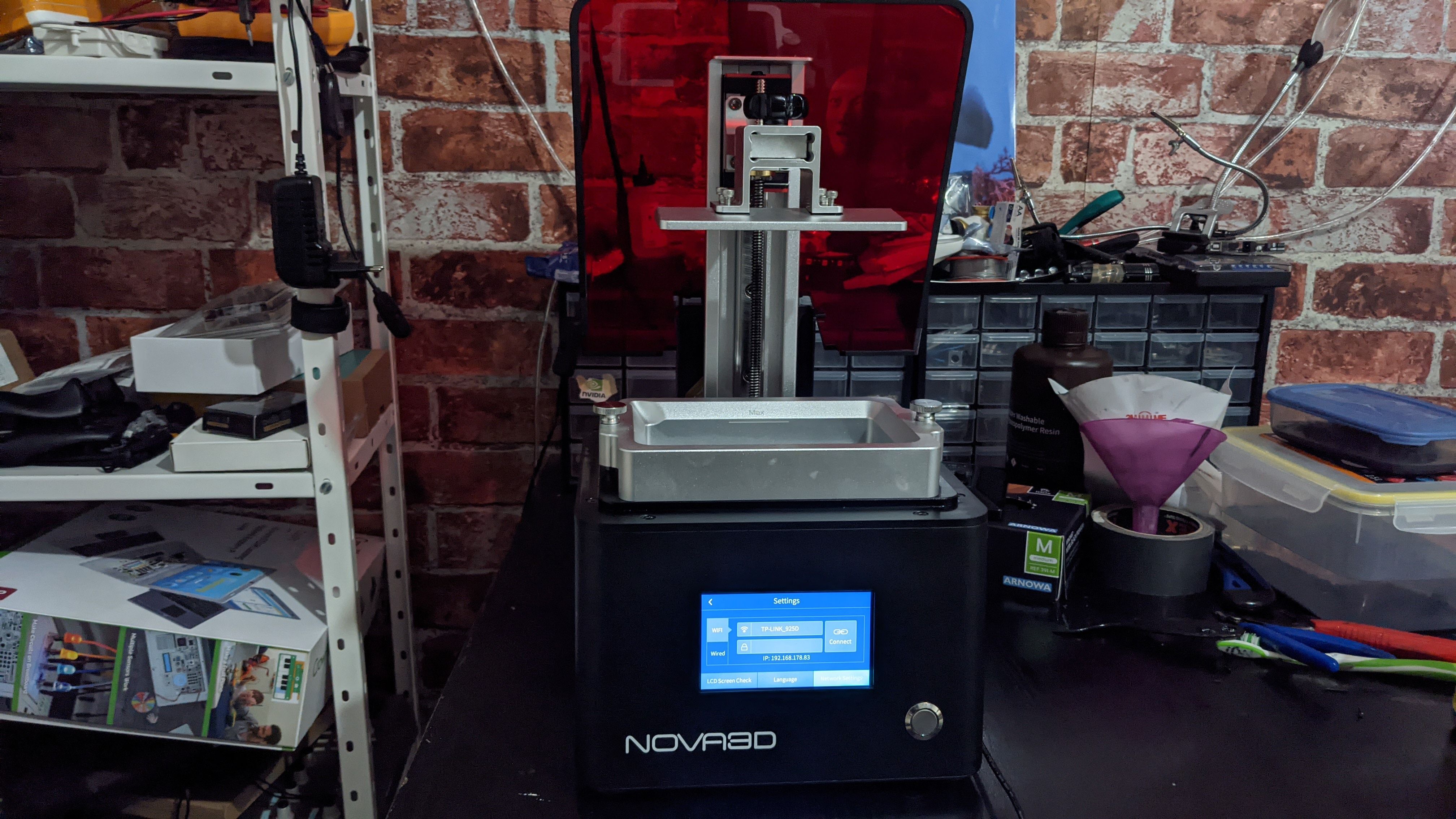 nova3d open - Nova3d Bene4 Mono: una straordinaria stampante in resina delusa dal software proprietario