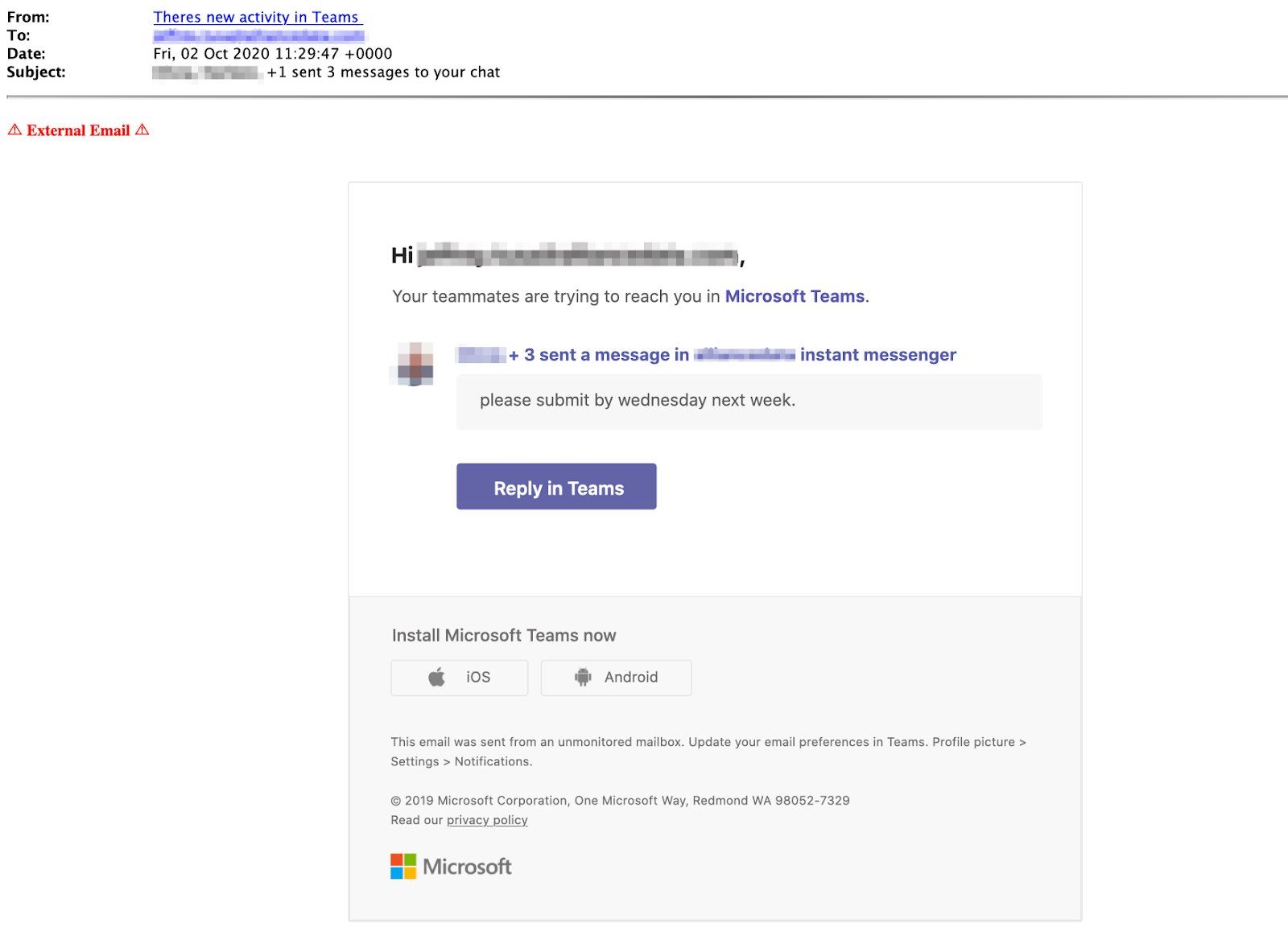 windows team phishing - Gli utenti di Microsoft Teams diventano un obiettivo per il phishing