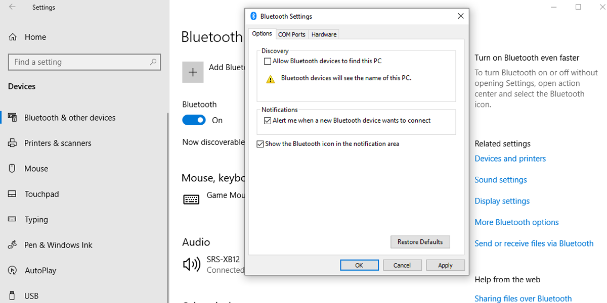 9 эффективных решений для восстановления отсутствующих функций Bluetooth в Центре уведомлений Windows 10